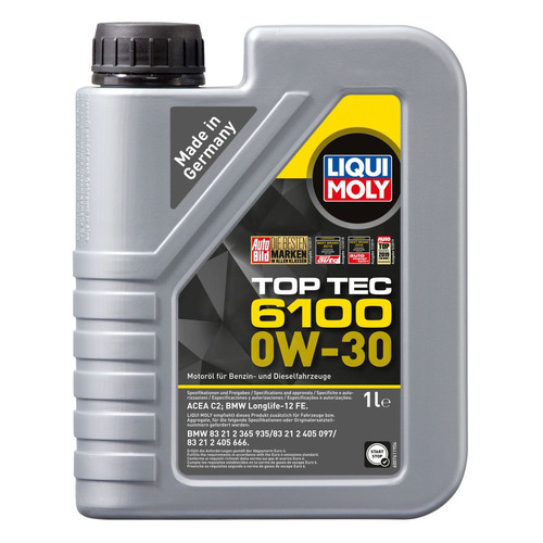 фото Моторное масло liqui moly top tec 6100 0w-30 1л. синтетическое [20777]