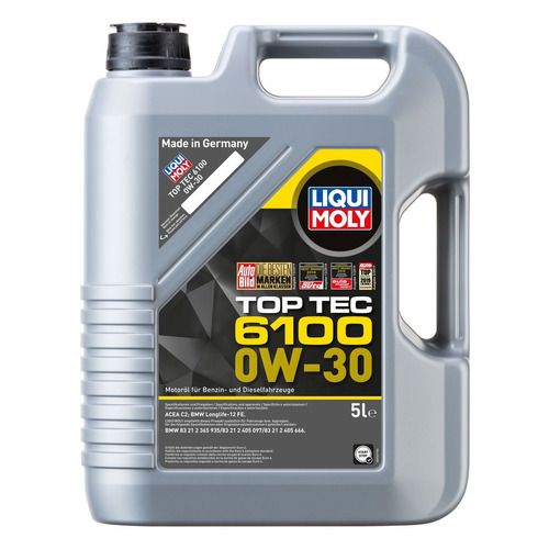 фото Моторное масло liqui moly top tec 6100 0w-30 5л. синтетическое [20779]