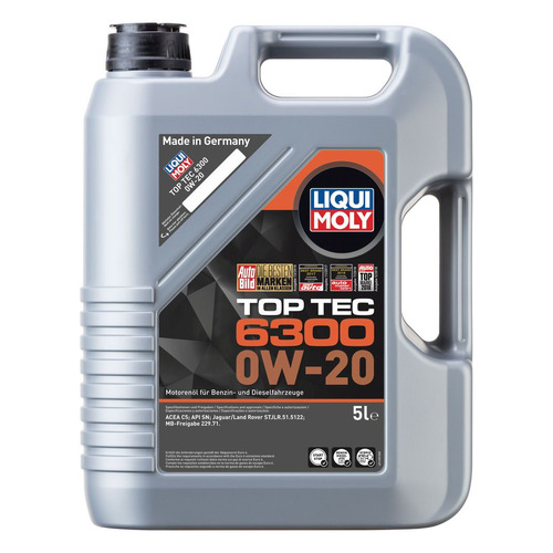 фото Моторное масло liqui moly top tec 6300 0w-20 5л. синтетическое [21217]