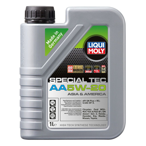 фото Моторное масло liqui moly special tec aa 5w-20 1л. синтетическое [7620]