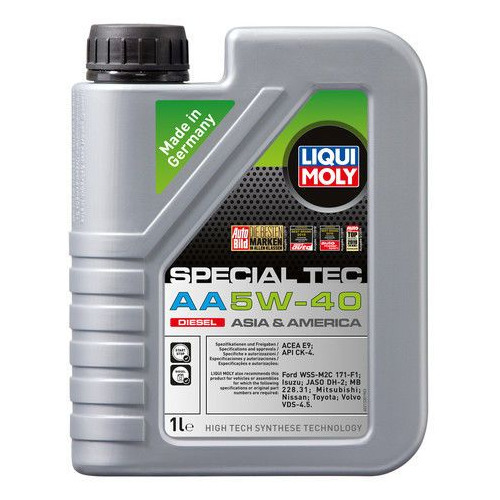 фото Моторное масло liqui moly special tec aa diesel 5w-40 1л. синтетическое [21330]