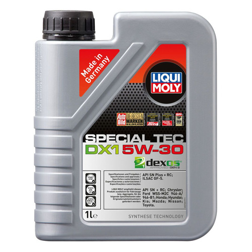 фото Моторное масло liqui moly special tec dx1 5w-30 1л. синтетическое [20967]