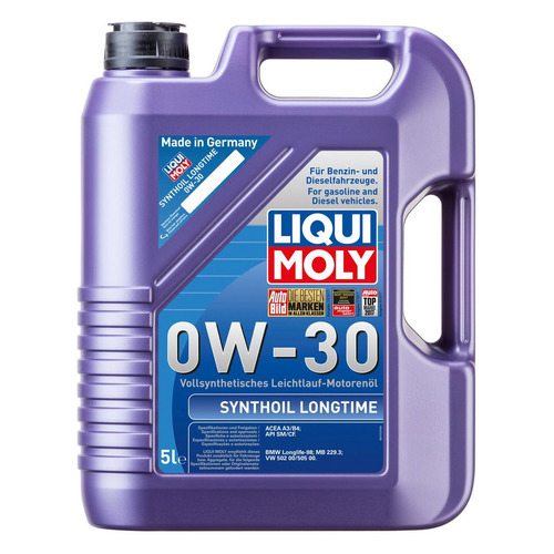 фото Моторное масло liqui moly synthoil longtime 0w-30 5л. синтетическое [8977]