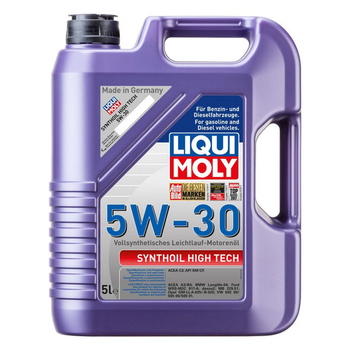 фото Моторное масло liqui moly synthoil high tech 5w-30 5л. синтетическое [9077]