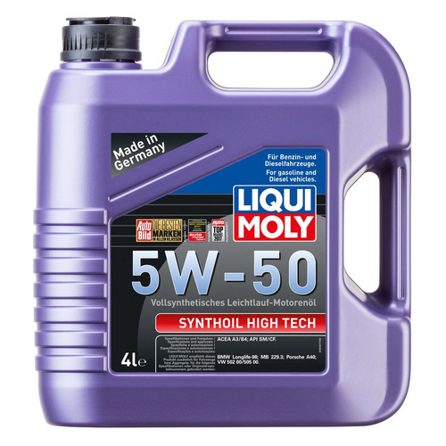 

Моторное масло LIQUI MOLY Synthoil High Tech 5W-50 4л. синтетическое [9067], Synthoil High Tech