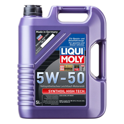 фото Моторное масло liqui moly synthoil high tech 5w-50 5л. синтетическое [9068]