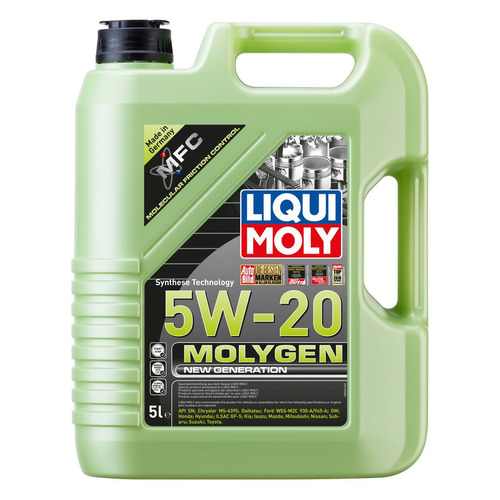 фото Моторное масло liqui moly molygen new generation 5w-20 5л. синтетическое [8540]