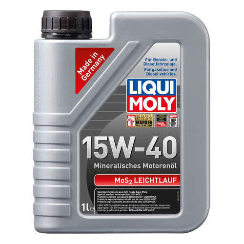 фото Моторное масло liqui moly mos2 leichtlauf 15w-40 1л. минеральное [1932]