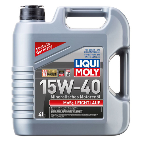 фото Моторное масло liqui moly mos2 leichtlauf 15w-40 4л. минеральное [1949]