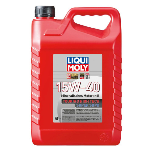 фото Моторное масло liqui moly touring high tech super shpd 15w-40 5л. минеральное [1084]