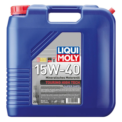 фото Моторное масло liqui moly touring high tech super shpd 15w-40 20л. минеральное [1121]