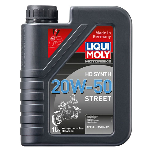 фото Моторное масло liqui moly motorbike hd synth street 20w-50 1л. синтетическое [3816]