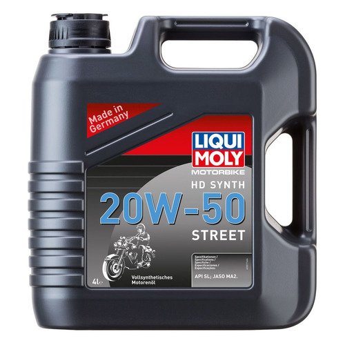 фото Моторное масло liqui moly motorbike hd synth street 20w-50 4л. синтетическое [3817]