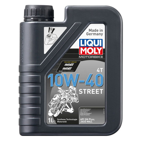 фото Моторное масло liqui moly motorbike 4t street 10w-40 1л. синтетическое [7609]