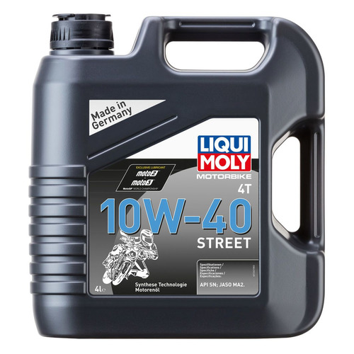 фото Моторное масло liqui moly motorbike 4t street 10w-40 4л. синтетическое [7512]