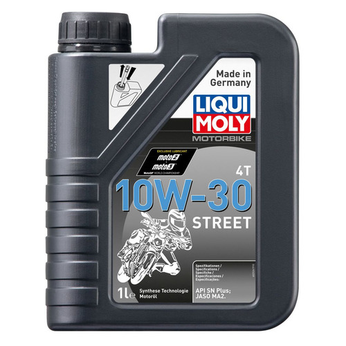 фото Моторное масло liqui moly motorbike 4t street 10w-30 1л. синтетическое [2526]