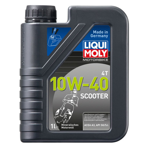 фото Моторное масло liqui moly motorbike 4t scooter 10w-40 1л. минеральное [1618]