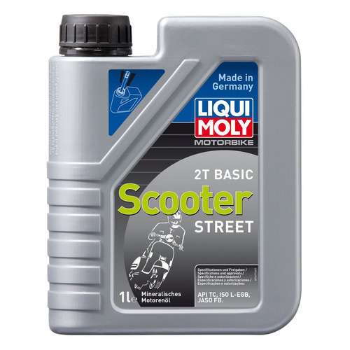 фото Моторное масло liqui moly motorbike 2t basic scooter street 1л. минеральное [8068]