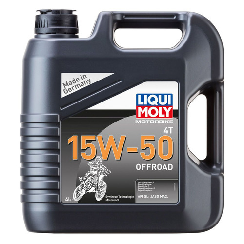 фото Моторное масло liqui moly motorbike 4t offroad 15w-50 4л. синтетическое [3058]