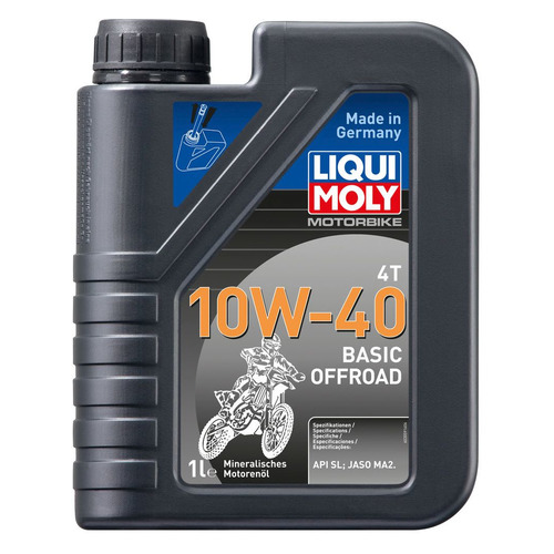 фото Моторное масло liqui moly motorbike 4t basic offroad 10w-40 1л. минеральное [3059]