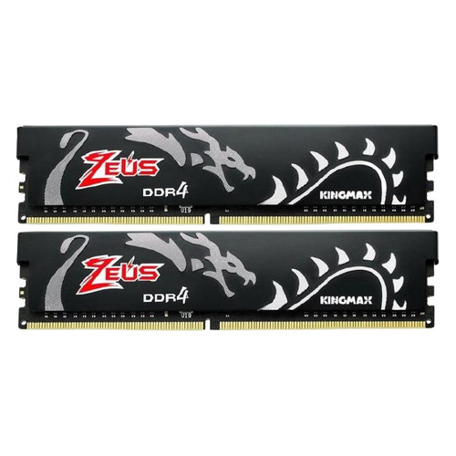 фото Модуль памяти kingmax zeus dragon km-ld4a-3200-32gdhb16 ddr4 - 2x 16гб 3200, dimm, ret