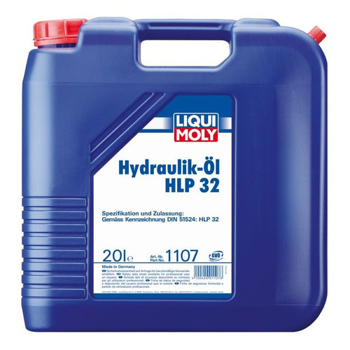 фото Масло гидравлическое liqui moly hydraulikoil hlp 32, минерал., 20л [1107]