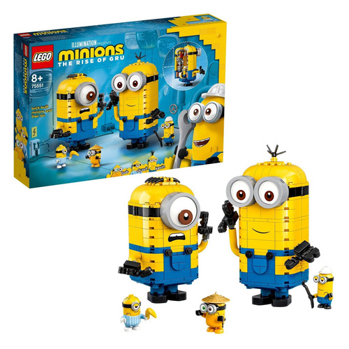 фото Конструктор lego minions фигурки миньонов и их дом