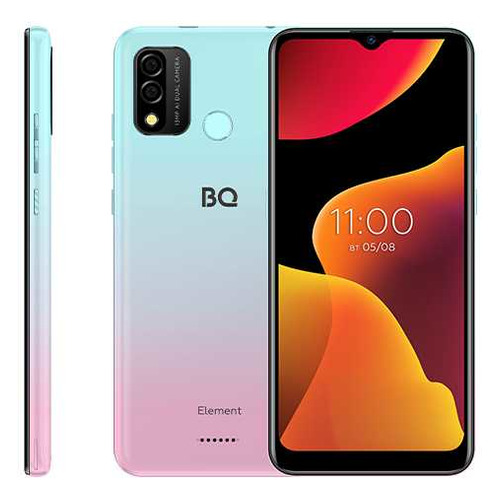 

Смартфон BQ Element 32Gb, 6645L, мятный/розовый, BQ Element