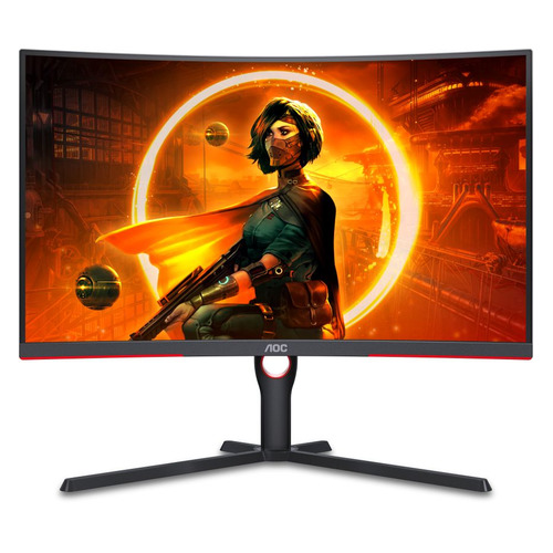 фото Монитор игровой aoc gaming cq32g3su черный/красный