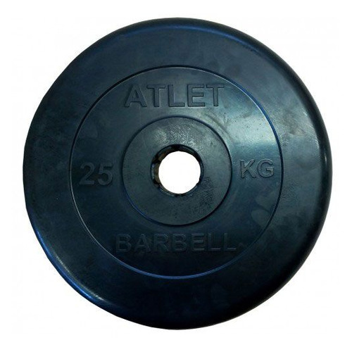 

Диск Mb Barbell MB-AtletB51-25 для штанги обрезин. 25кг черный, MB-AtletB51-25