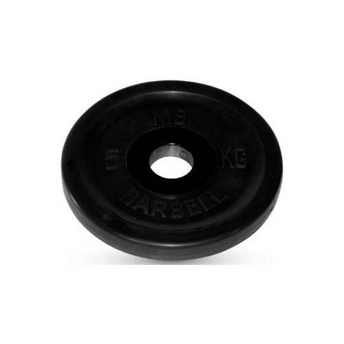 

Диск Mb Barbell MB-PltB26-5 для штанги обрезин. 5кг черный, MB-PltB26-5