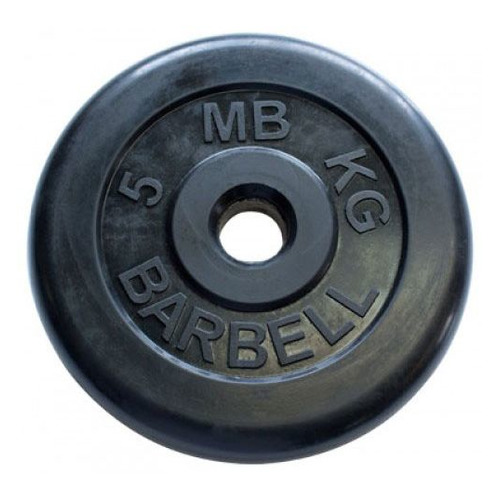 

Диск Mb Barbell MB-PltB31-5 для штанги обрезин. 5кг черный, MB-PltB31-5
