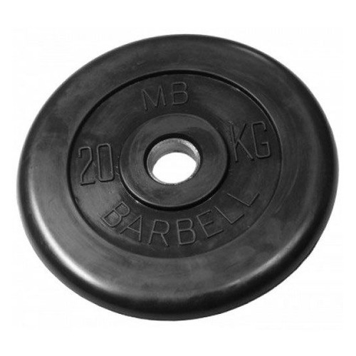 

Диск Mb Barbell MB-PltB31-20 для штанги обрезин. 20кг черный, MB-PltB31-20