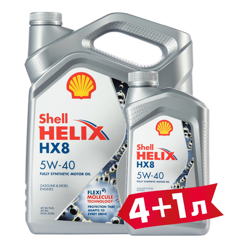 фото Моторное масло shell helix hx8 5w-40 5л. синтетическое [550046362-41]