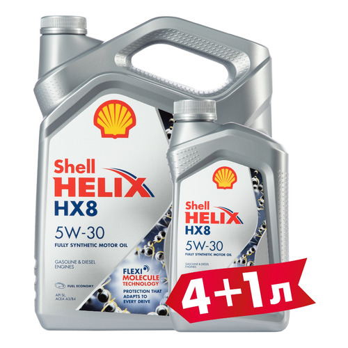 фото Моторное масло shell helix hx8 5w-30 5л. синтетическое [550046364-41]