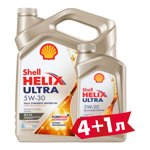 фото Моторное масло shell helix ultra ect c3 5w-30 5л. синтетическое [550046363-41]