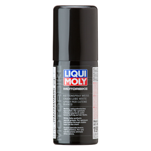 

Смазка LIQUI MOLY Motorbike Kettenspray weiss, 0.05л [1592], Motorbike Kettenspray weiss