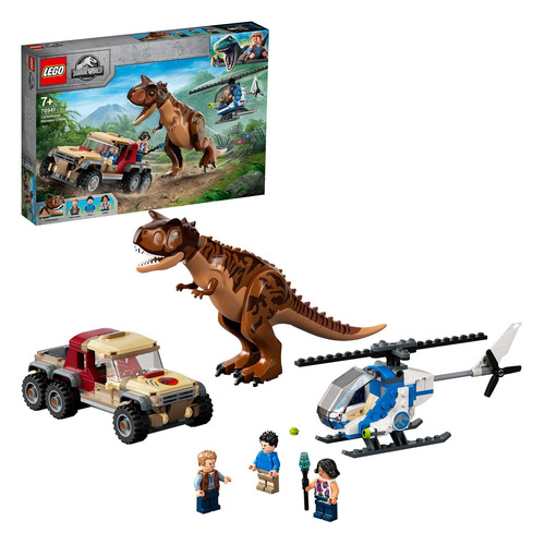 фото Конструктор lego jurassic world погоня за карнотавром