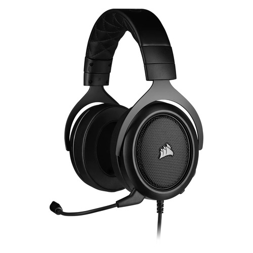 

Гарнитура игровая Corsair HS50 Pro Stereo, для ПК и игровых консолей, накладные, черный матовый [ca-9011215-eu], HS50 Pro Stereo