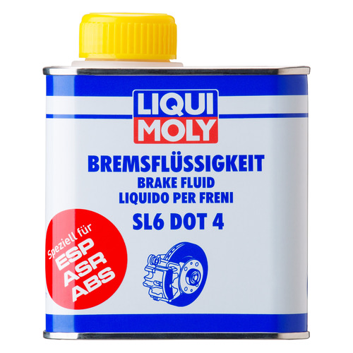 

Тормозная жидкость LIQUI MOLY Bremsenflussigkeit SL6, DOT 4, 0.5л [3086], Bremsenflussigkeit SL6