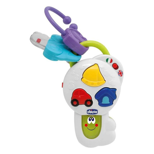 

Интерактивная игрушка Chicco Говорящие ключи [00000995000180], Разноцветный, Говорящие ключи