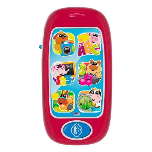 

Интерактивная игрушка Chicco Говорящий смартфон ABC [00007853000180], Красный, Говорящий смартфон ABC