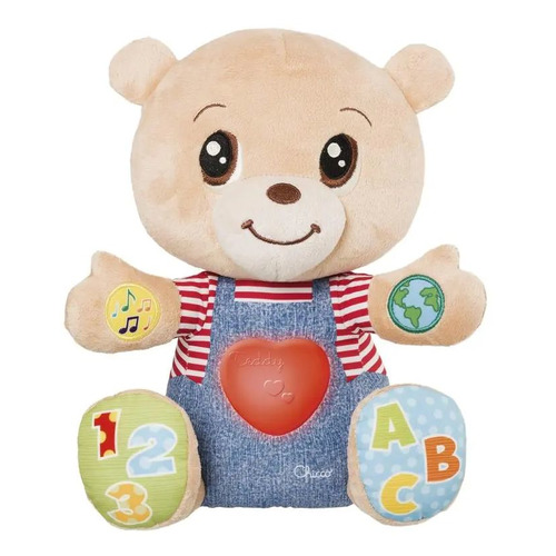 

Интерактивная игрушка Chicco Говорящий мишка TeddyEmotion [00007947000180], Разноцветный, Говорящий мишка TeddyEmotion