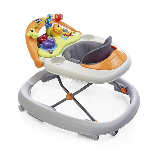 

Ходунки Chicco Walky Talky (07079540470000) макс.:12кг пластик/ткань серый/желтый (от 6 мес), Walky Talky
