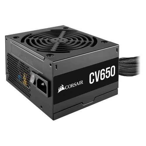 

Блок питания Corsair CV650, 650Вт, 120мм, черный, retail [cp-9020236-eu/rps0128], CV650