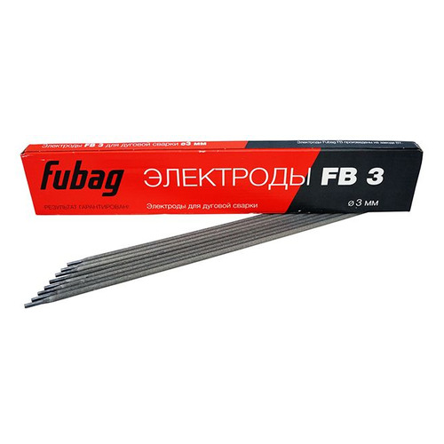 фото Электроды fubag fb 3 d3мм 900гр (38859)