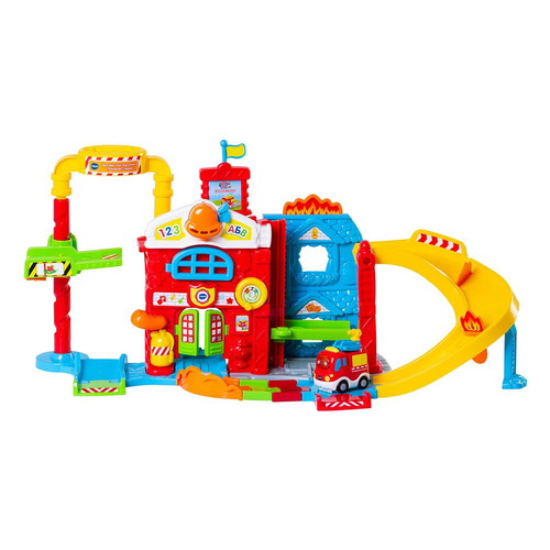 

Интерактивная игрушка Vtech Бип-Бип Toot-Toot Drivers Пожарная станция [80-503926], Красный, Пожарная станция