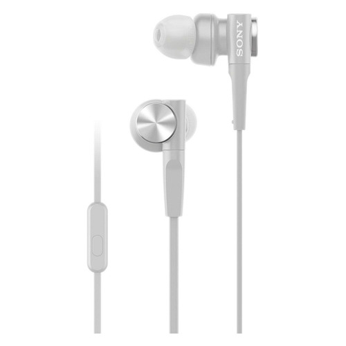 

Гарнитура Sony MDR-XB55AP, 3.5 мм, вкладыши, белый [mdrxb55apw.e], MDR-XB55AP