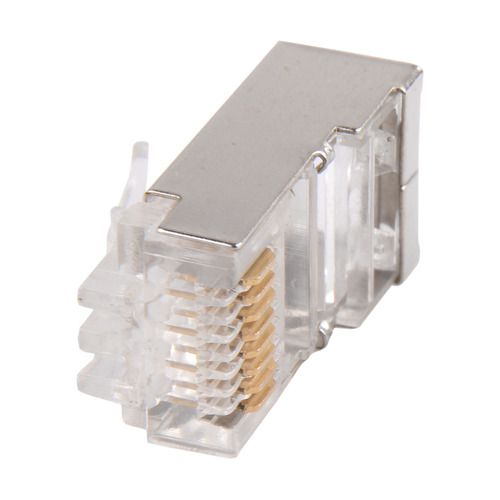 

Коннектор ITK GENERICA (CS3-1C5EF-G-20PCS) FTP кат.5e RJ45 прозрачный (упак.:20шт), Generica