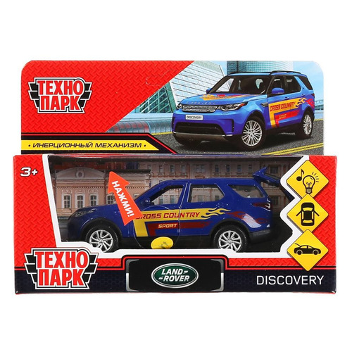 

Игрушка Технопарк Land Rover Discovery Спорт, машинка [discovery-12slsrt-bu], Синий, Land Rover Discovery Спорт